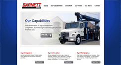 Desktop Screenshot of barnettsigns.com